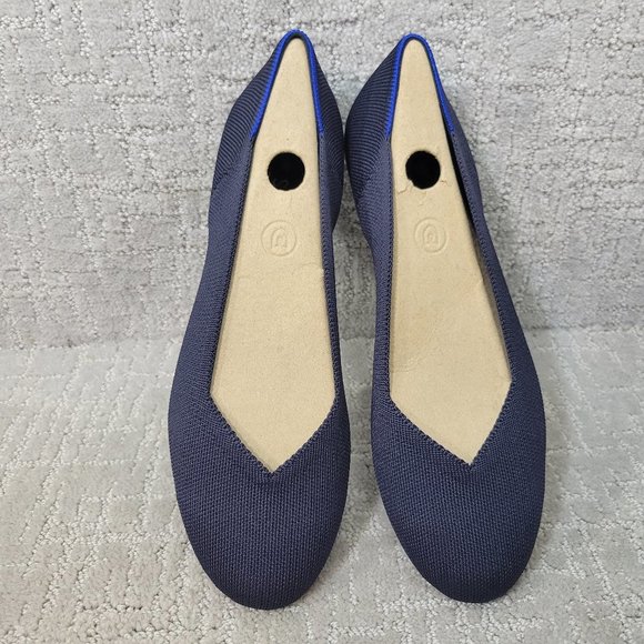 Rothy’s The Flat Maritime Navy Slip On Ballet Shoes Women's Size US 9, 11.5, 12 - Picture 1 of 10